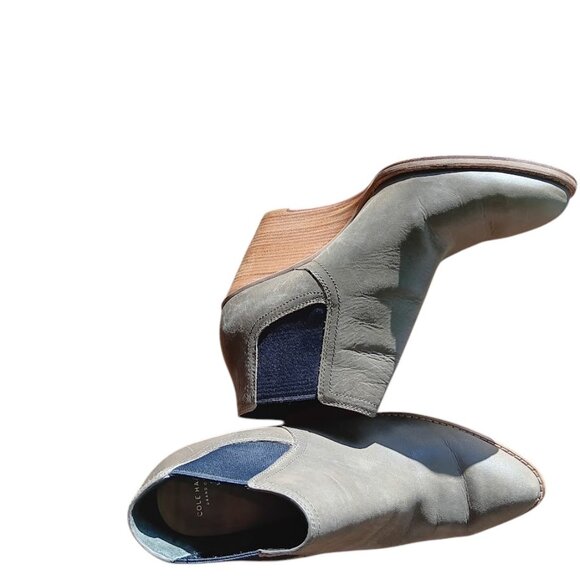 Cole Haan Grand.0S Leather Chelsea Ankle Boots  Women’s 10.5  Stacked Heel - Picture 6 of 16